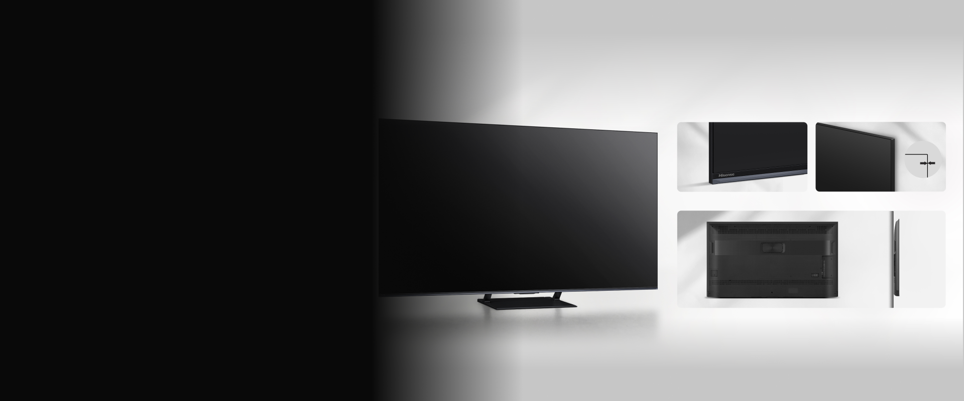 Элегантный дизайн с тонким корпусом и изящной подставкой